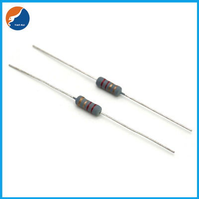 1/4W-5WS Wirewound Resistor Fuse Body Coating Grey لـ 0.01Ω-1KΩ