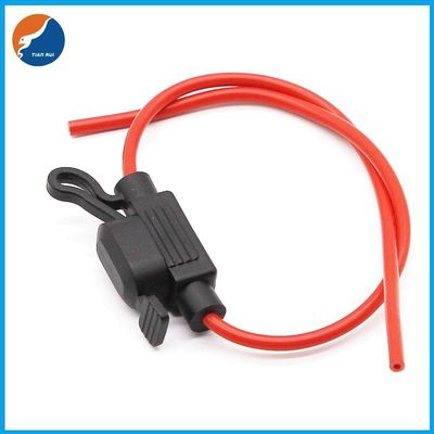 18 AWG Wire Auto Inline Type ATT Micro Low Profile Blade Fuse Holder